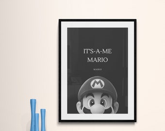 Its a me Mario - Art print/poster