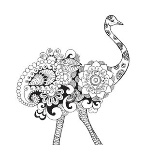 Mandala Animal Coloring Page