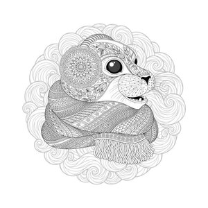 Animal Mandala Coloring Pages