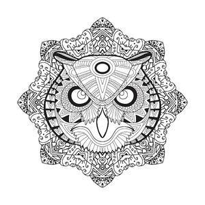 Owl Mandala