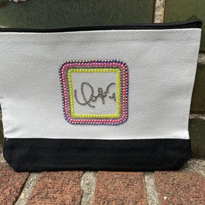 Taylor Signature Jelly Bejeweled Makeup Bag