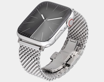 Milanese Stainless Steel Luxury Apple Watch Strap