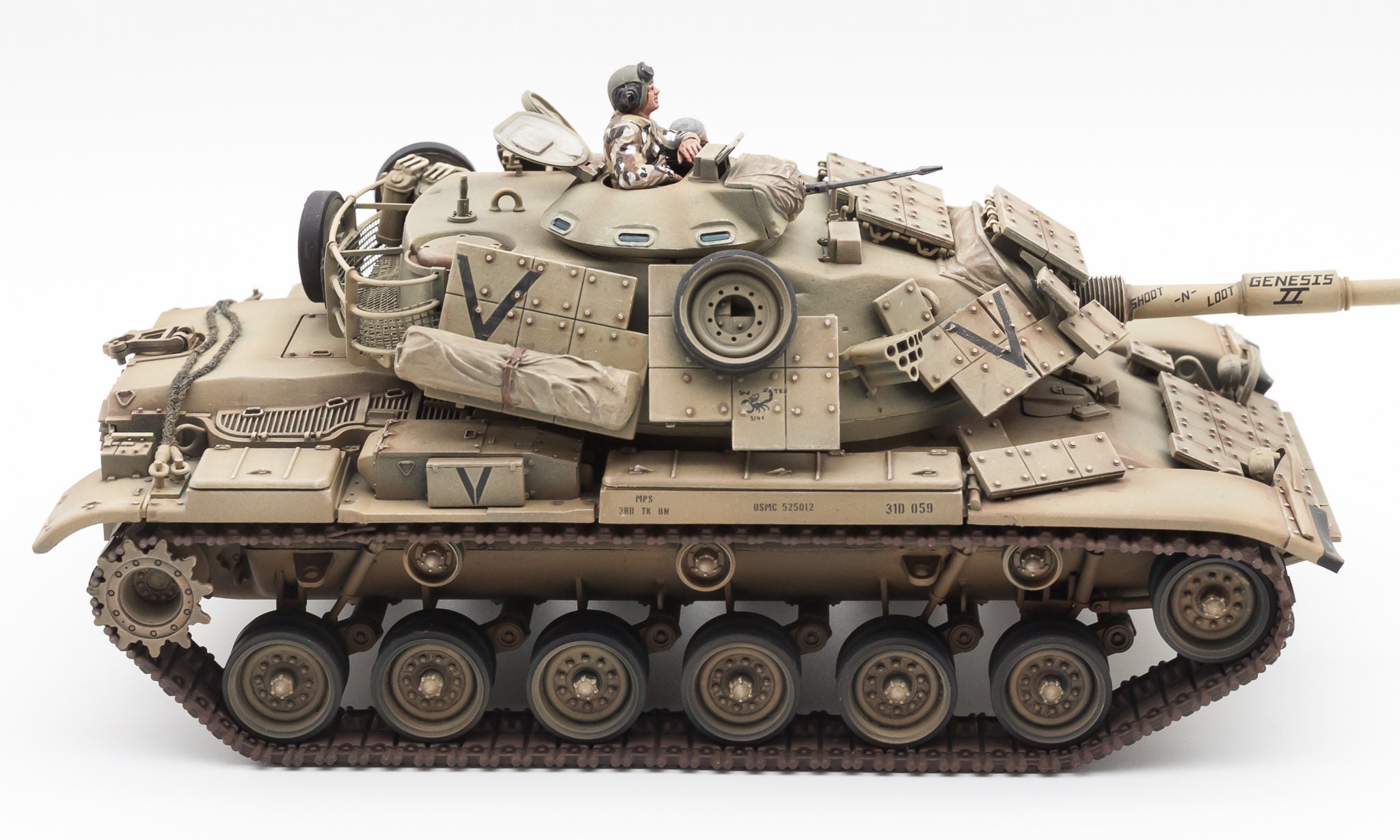 砂漠の嵐作戦 アメリカ海兵隊 M60A1（パットン）主力戦車（反応装甲
