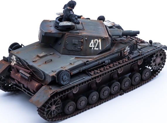 モデルカステン付きPanzerkampfwagen IV Ausf D 1/35 Panzerkampfwagen IV Ausf. D, German WWII Tank, 1/35 Pro Painted
