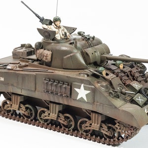 Tanque M4 Sherman (producción temprana) Modelo a escala 1/35 de Tamiya