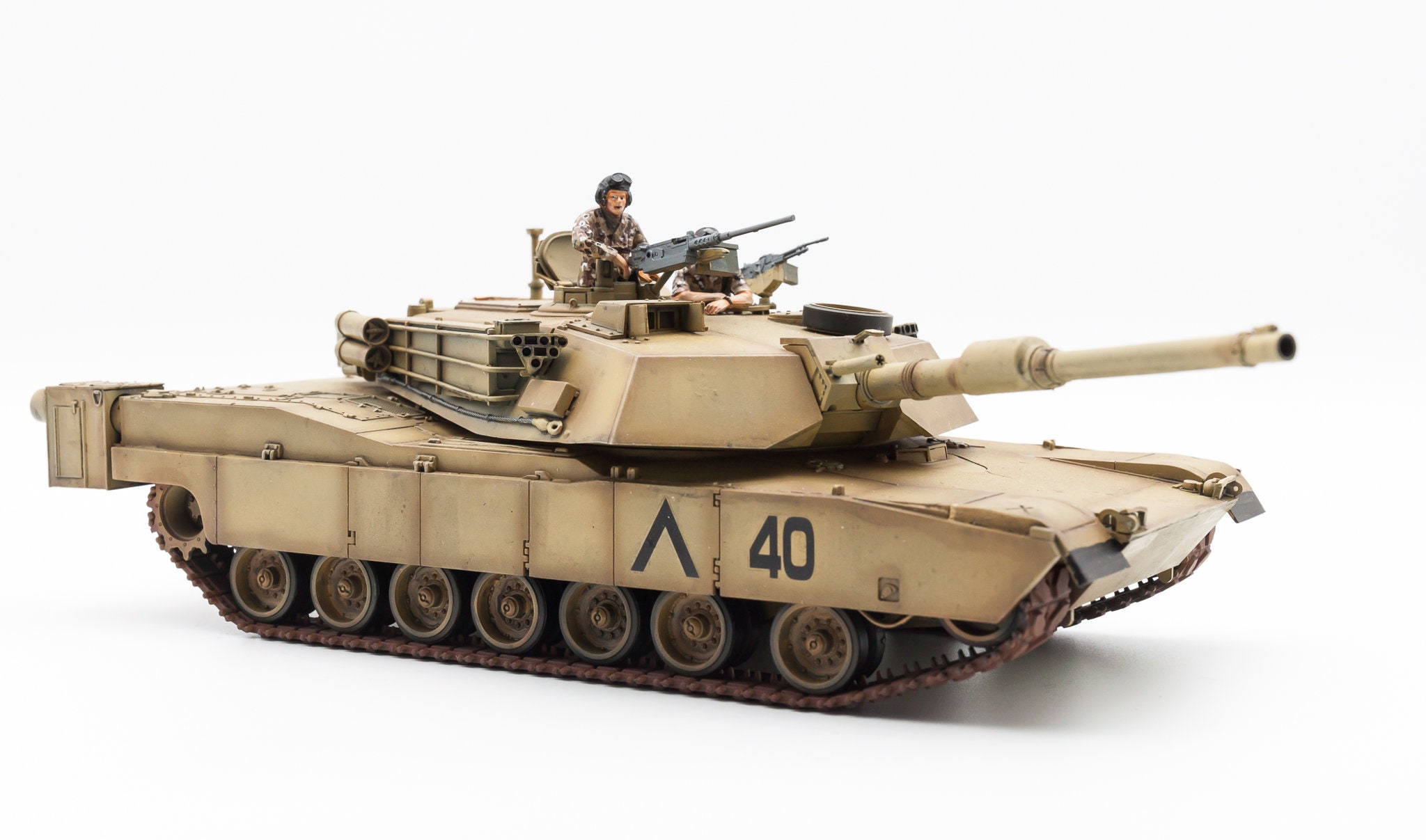 American M1A1 Abrams 120mm Gun Main Battle Tank 1/35 Tamiya Scale
