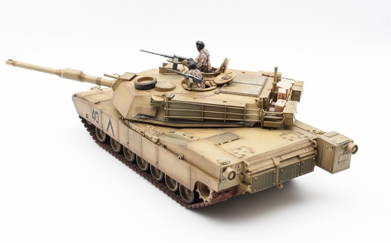 American M1A1 Abrams 120mm Gun Main Battle Tank 1/35 Tamiya
