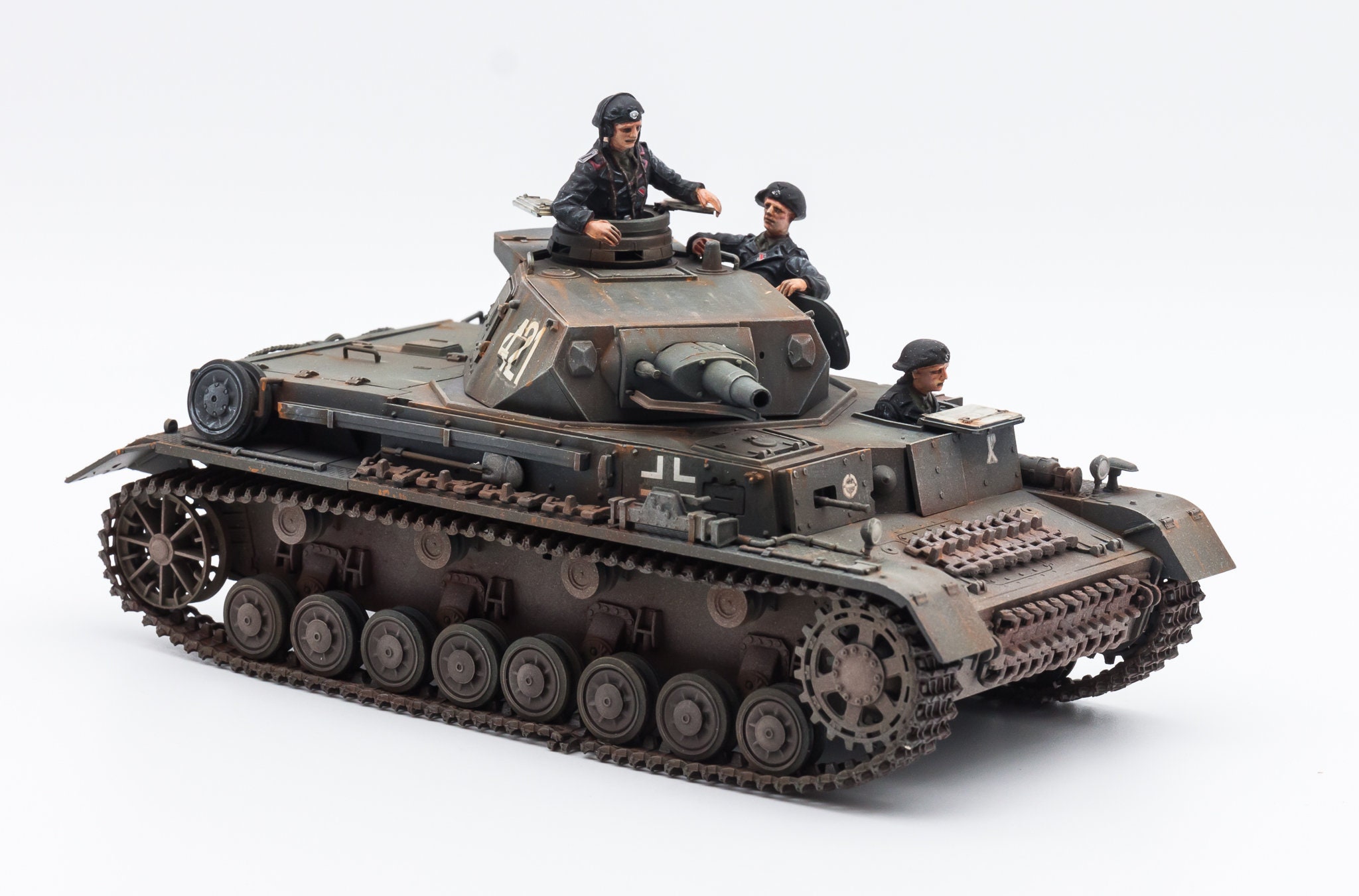 IV号戦車D型、第二次世界大戦時のドイツ戦車、1/35プロ塗装済みタミヤ