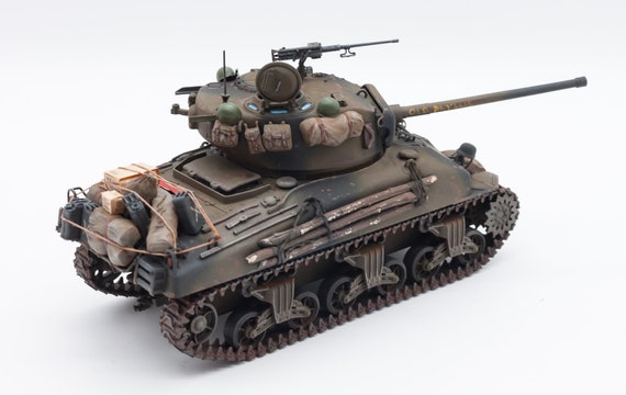 Trio of Sherman Tanks From the Movie Fury. M4A3E8(76) 