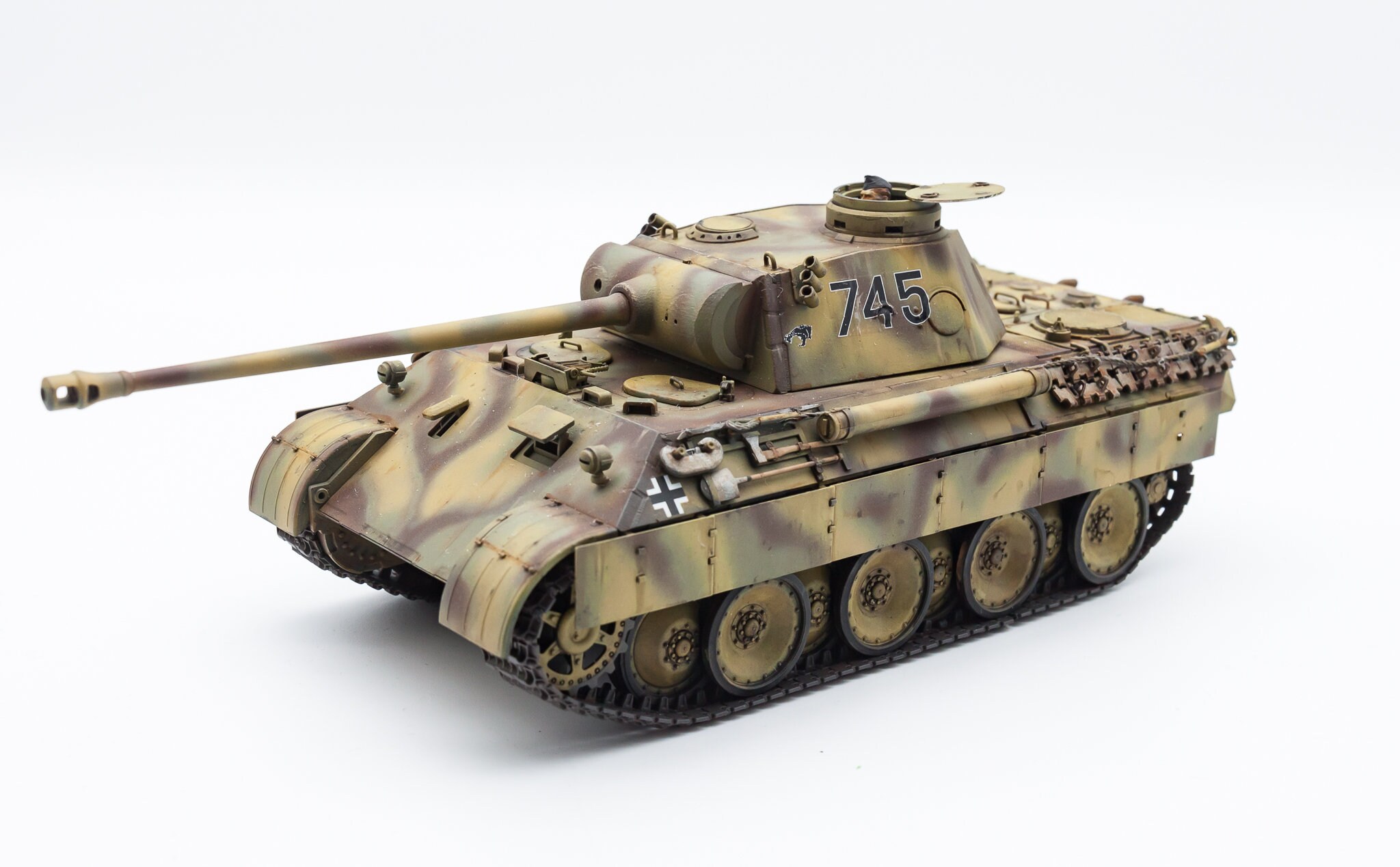 その他 TAMIYA 1/25 Panzer Kampfwagen V Panther Panzer Kampfwagen V Panther A, Tamiya DT112 (1972)