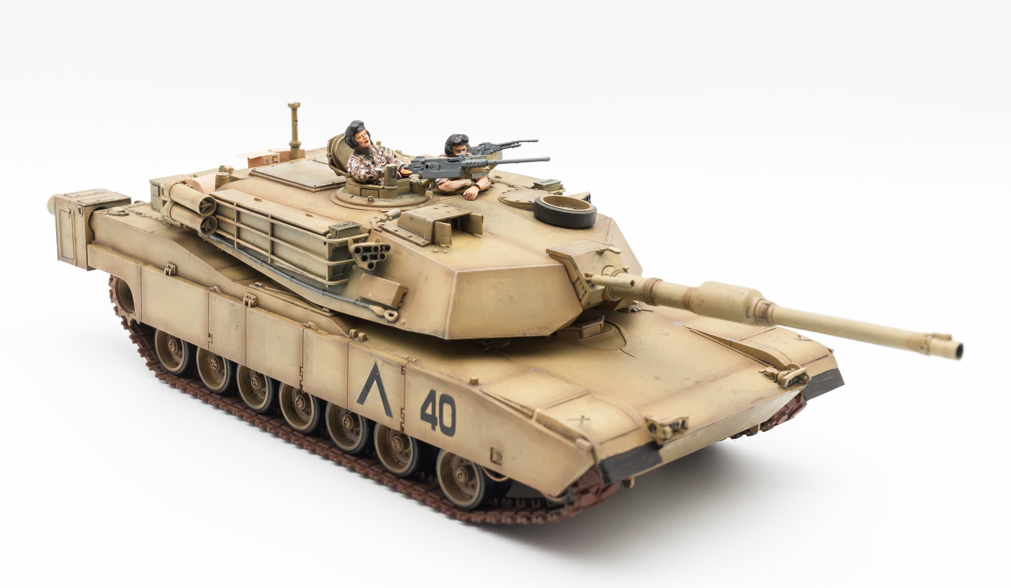 American M1A1 Abrams 120mm Gun Main Battle Tank 1/35 Tamiya Scale