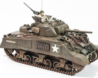 M4シャーマン戦車（初期生産型）タミヤ 1/35スケールモデル