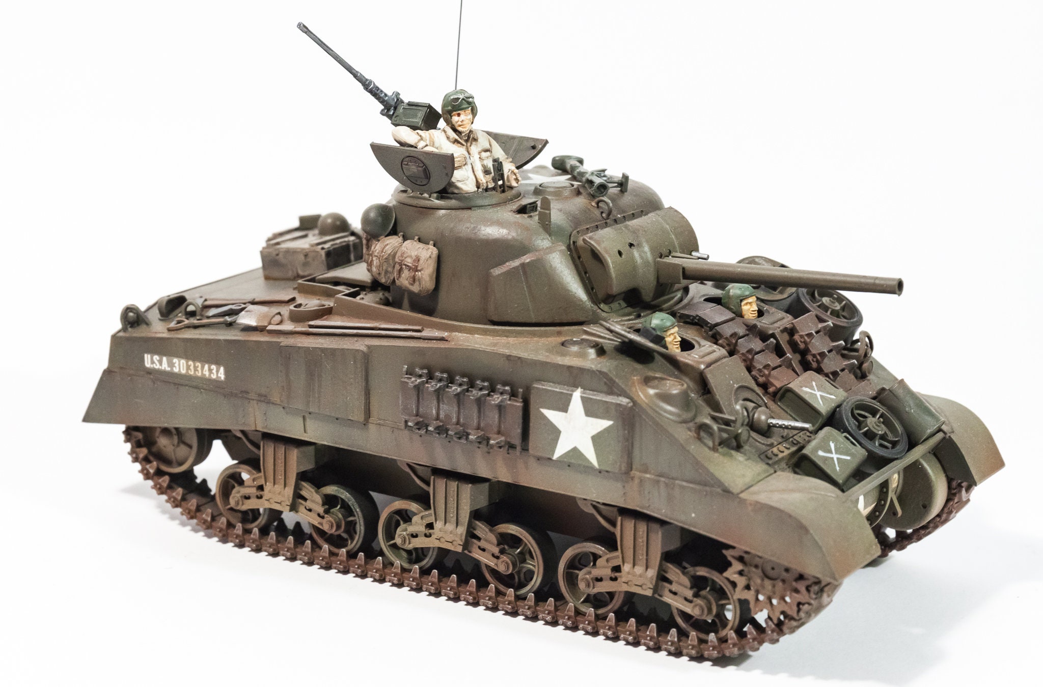 M4シャーマン戦車（初期生産型）タミヤ1/35スケールモデル