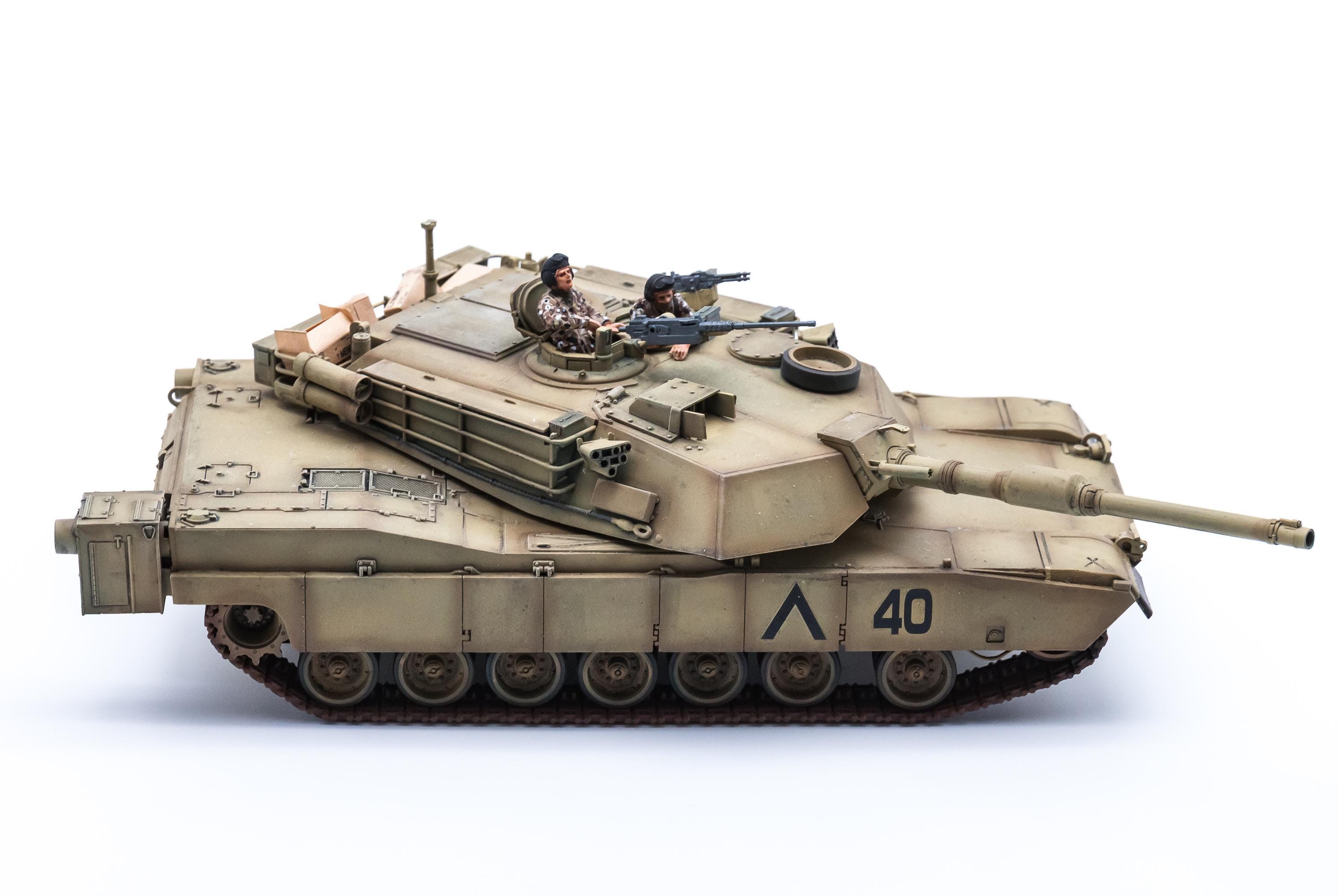 タミヤ Tamiya U.S. M1A1 Abrams 120mm Gun 新品 American M1A1 Abrams 120mm Gun Main Battle Tank 1/35 Tamiya Scale
