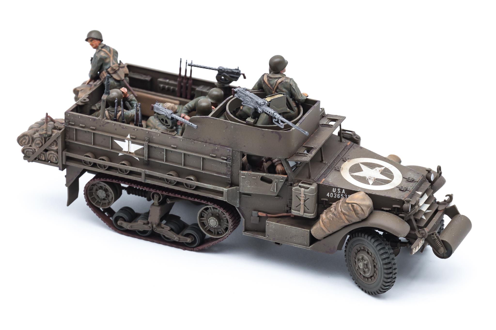 ミリタリー U.S. 1-1/2 Ton Personnel Carrier PRE-ORDER: U.S. Armored Personnel Carrier M3A2 Half-track 1
