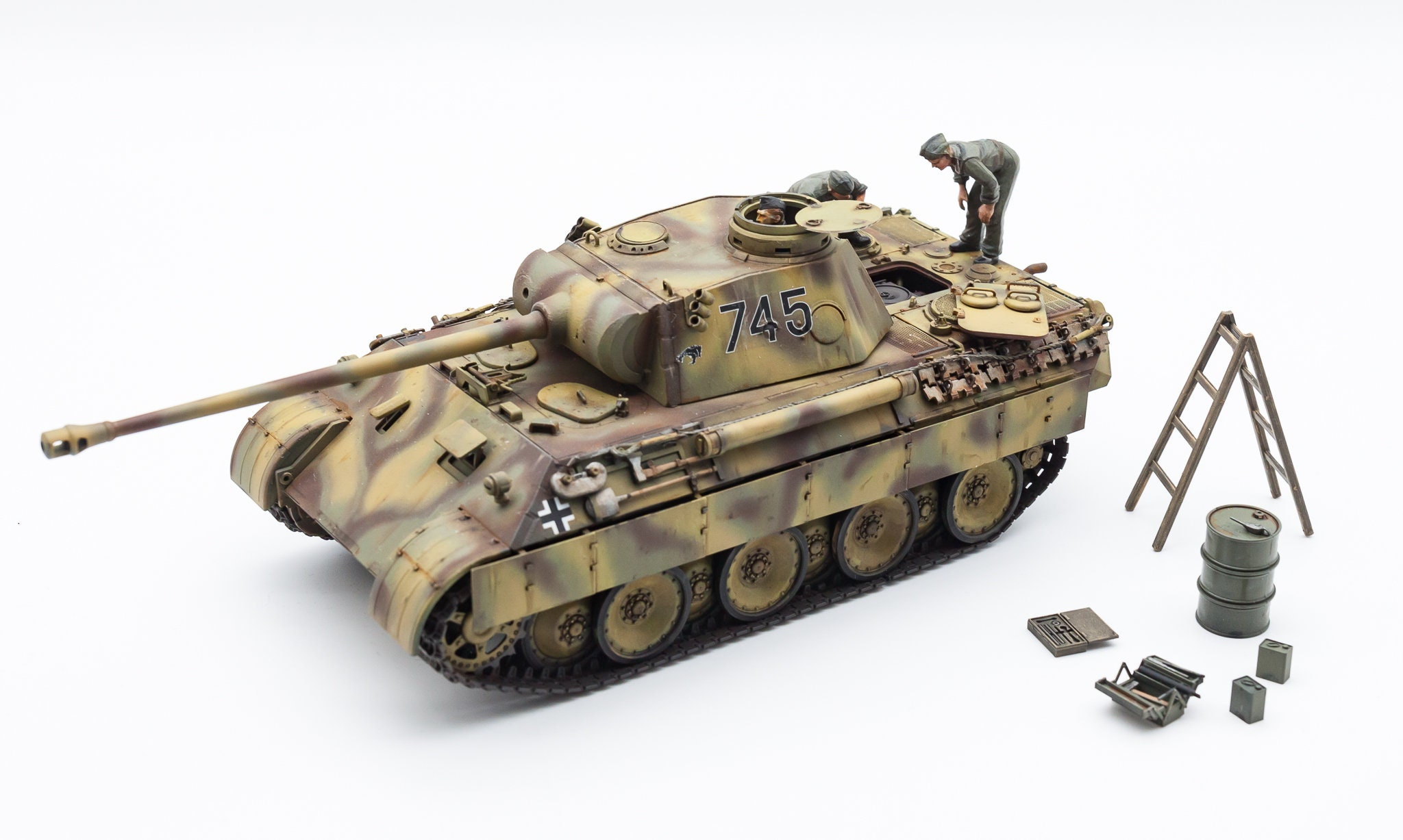 その他 TAMIYA Panzerkampfwagen V Panther 1/35 Tamiya Panther Panzerkampfwagen V Sd.Kfz.171 Ausf.A MM165 1