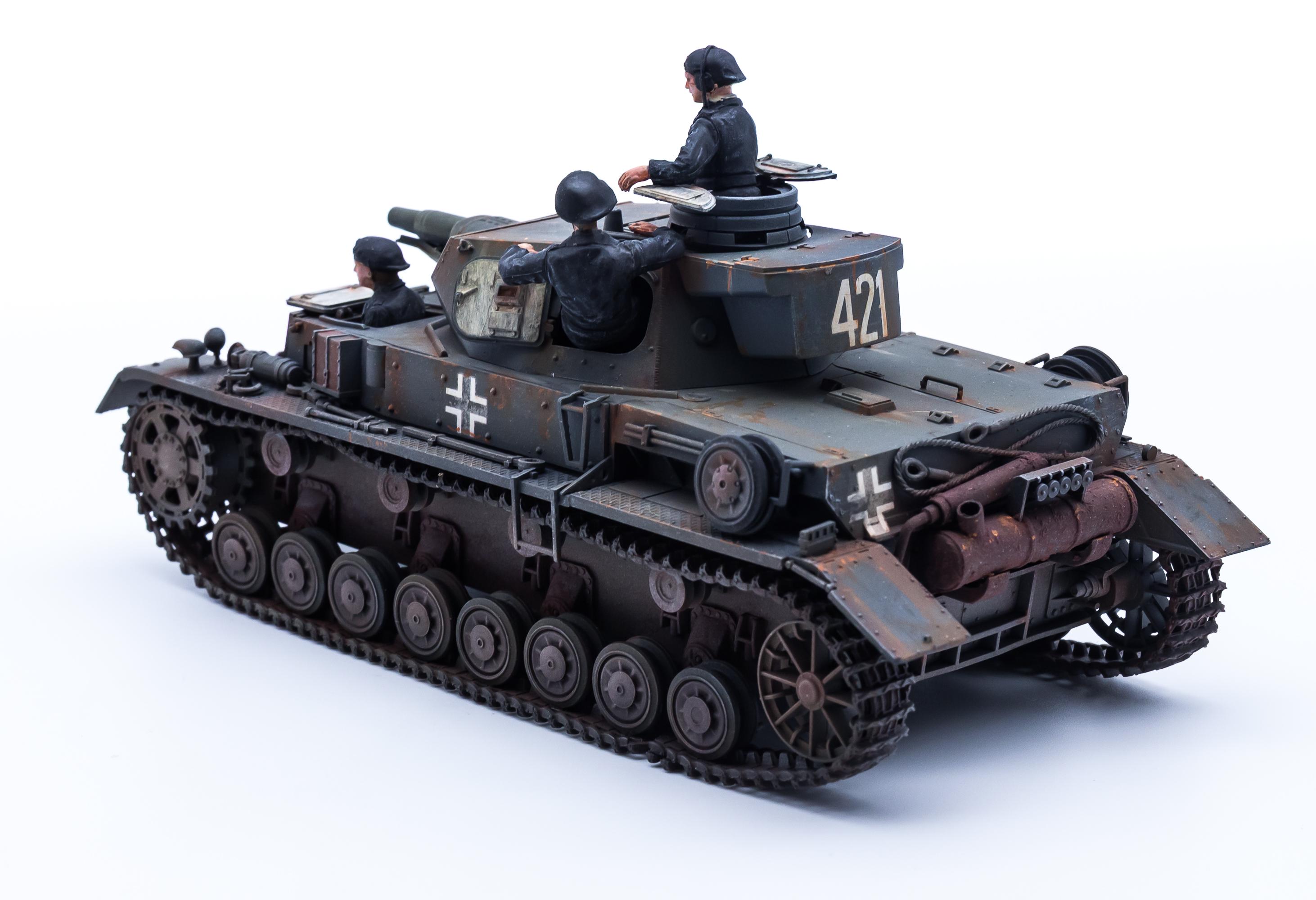 モデルカステン付きPanzerkampfwagen IV Ausf D 1/35 Panzerkampfwagen IV Ausf. D, German WWII Tank, 1/35 Pro Painted