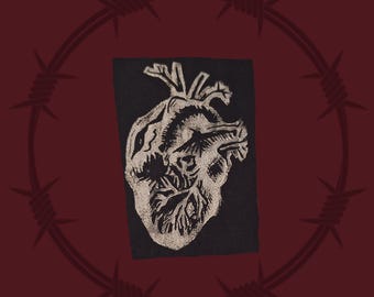 Anatomical Heart - Sew on Patch