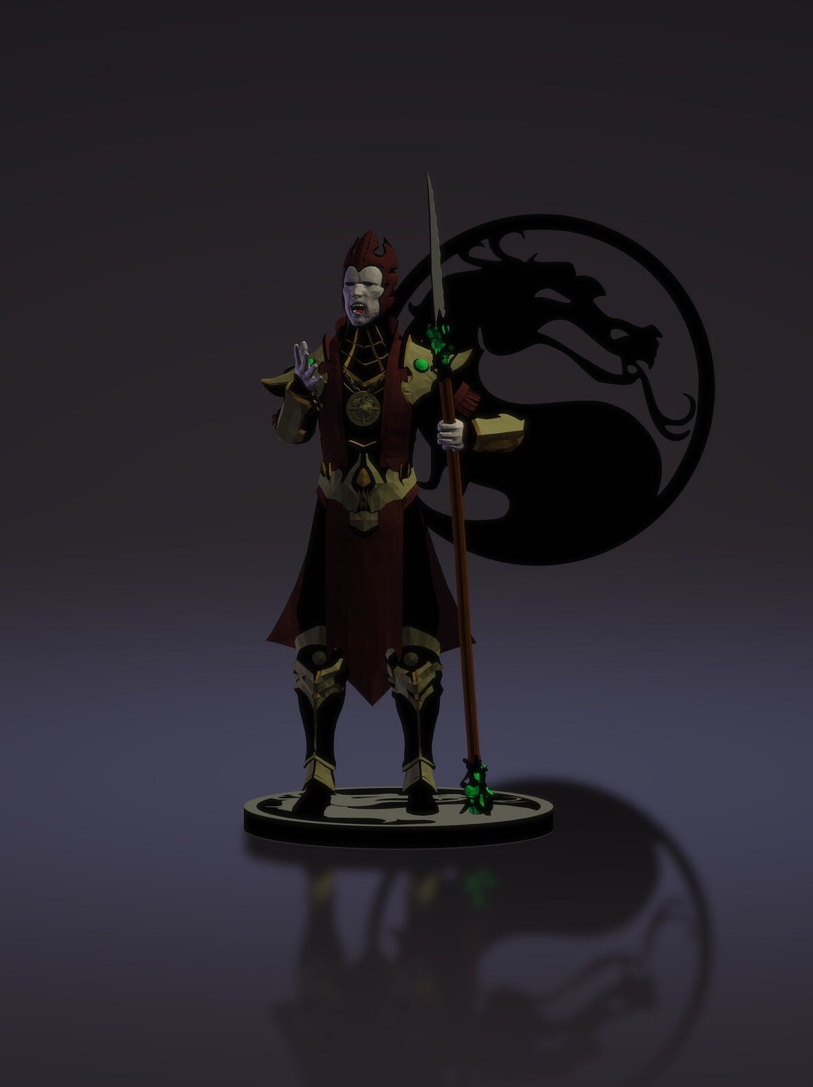 Shinnok Bone Spear MK11 - 3d Print Model- Mortal Kombat - Etsy