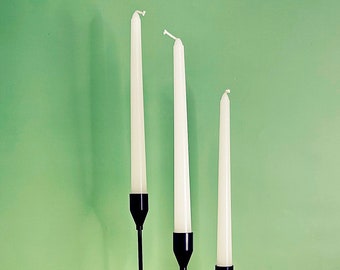12 Pack 10 Inches Candle Sticks Winter Taper Candles | Dripless Taper Candles | Thin 3/4 inch Base | Red Taper Candle | Dining table Candles