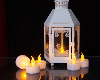 100 Ct Flameless LED Realistic Flickering Candles 200+ Hours Electric Fake Candle in Warm White Ideal for Party, Wedding Candles