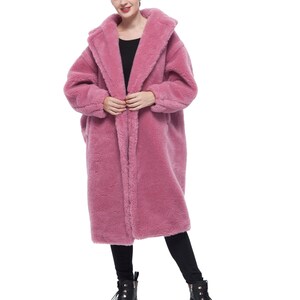 White oversized store teddy coat