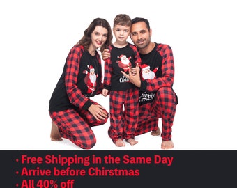 Christmas 2023 Pajamas, 2022 you'll go down in history, Matching Family Christmas Santa Pajamas, Christmas Pajamas Family Christmas pajamas