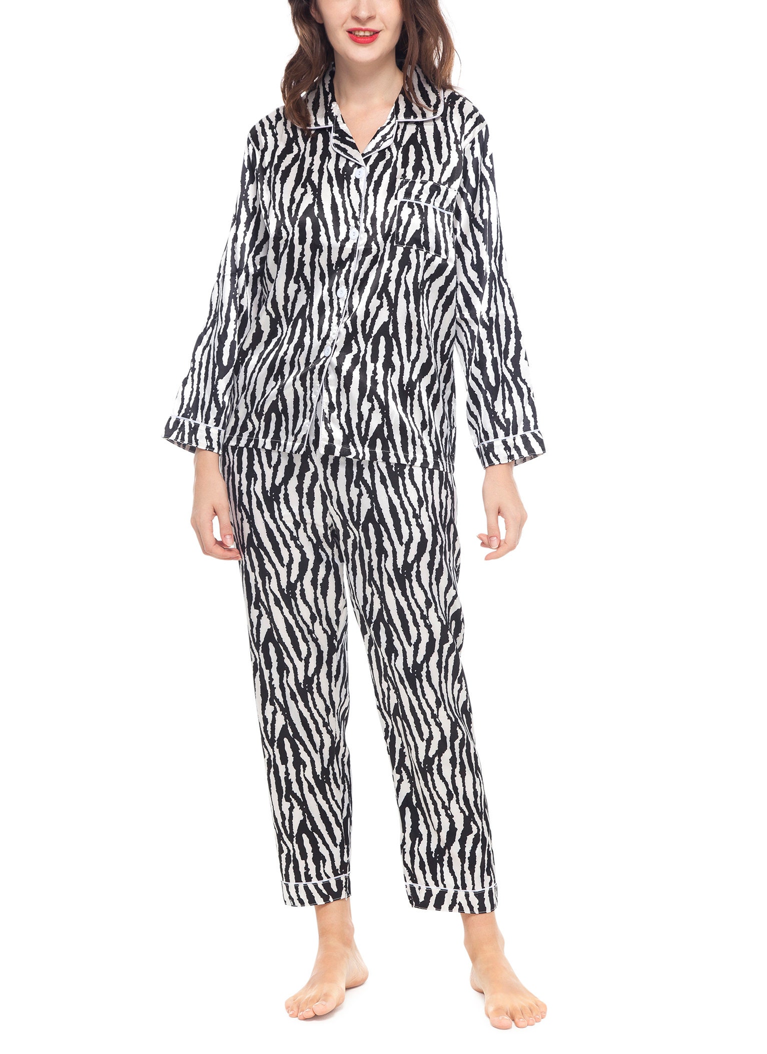 Zebra Pajama Pants - Etsy