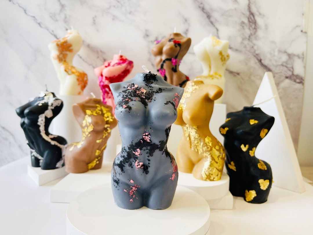 Luxury Goddess Female Body Candle, Body Sculpture Candle Greek Goddess