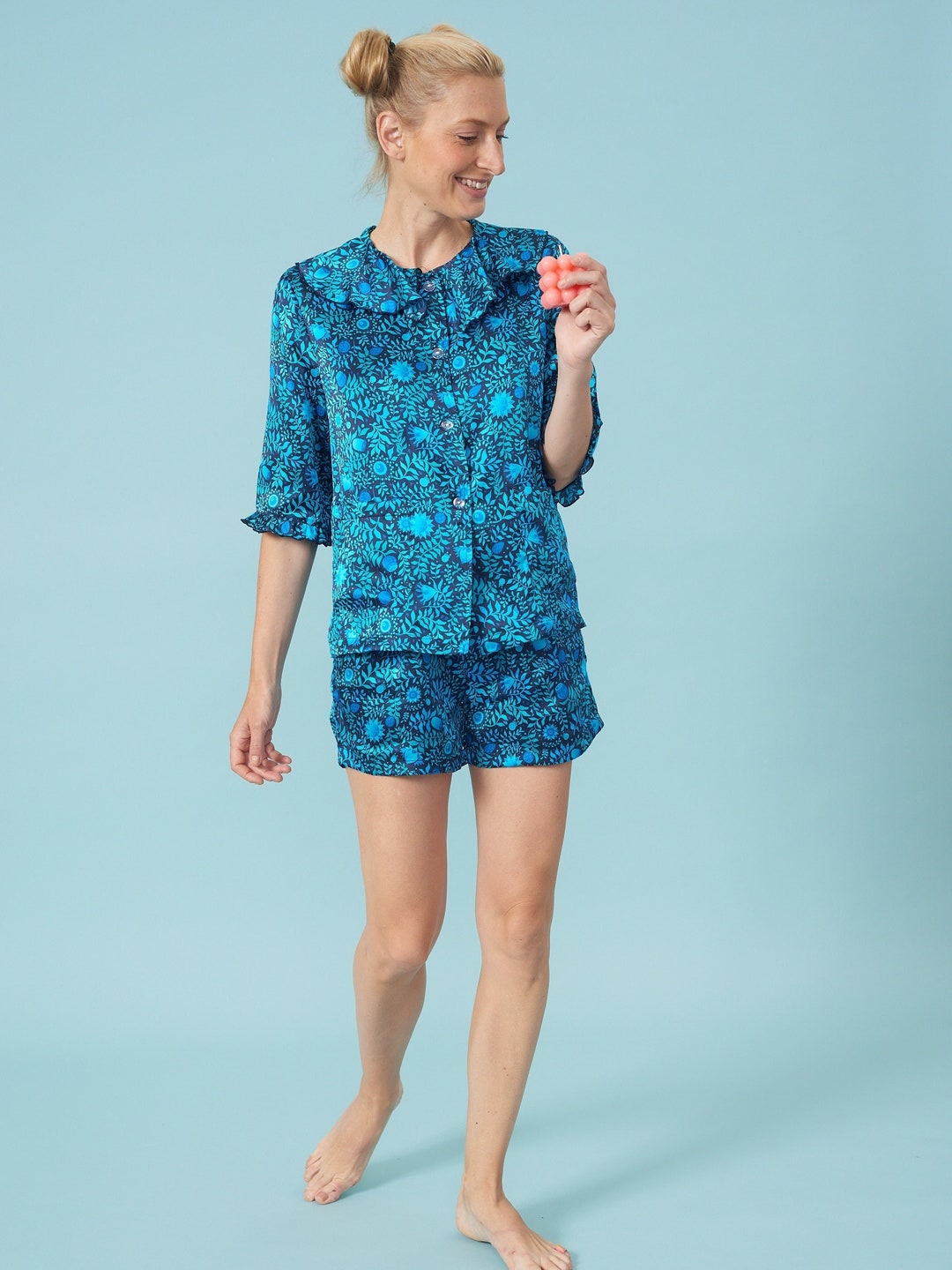 High Quality Pure Silk Pajama Set 100 Silk Pajama Set Stain Silk Pjs Bridesmaid Pajama Set