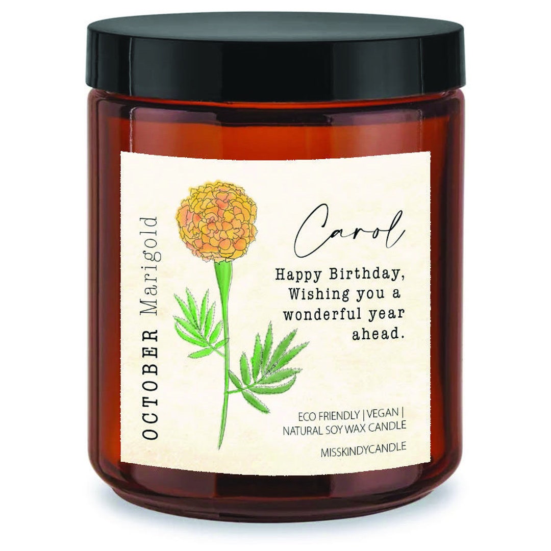 Birth Flower Birthday Gift for Her Birthday Gift for Friend Apothecary