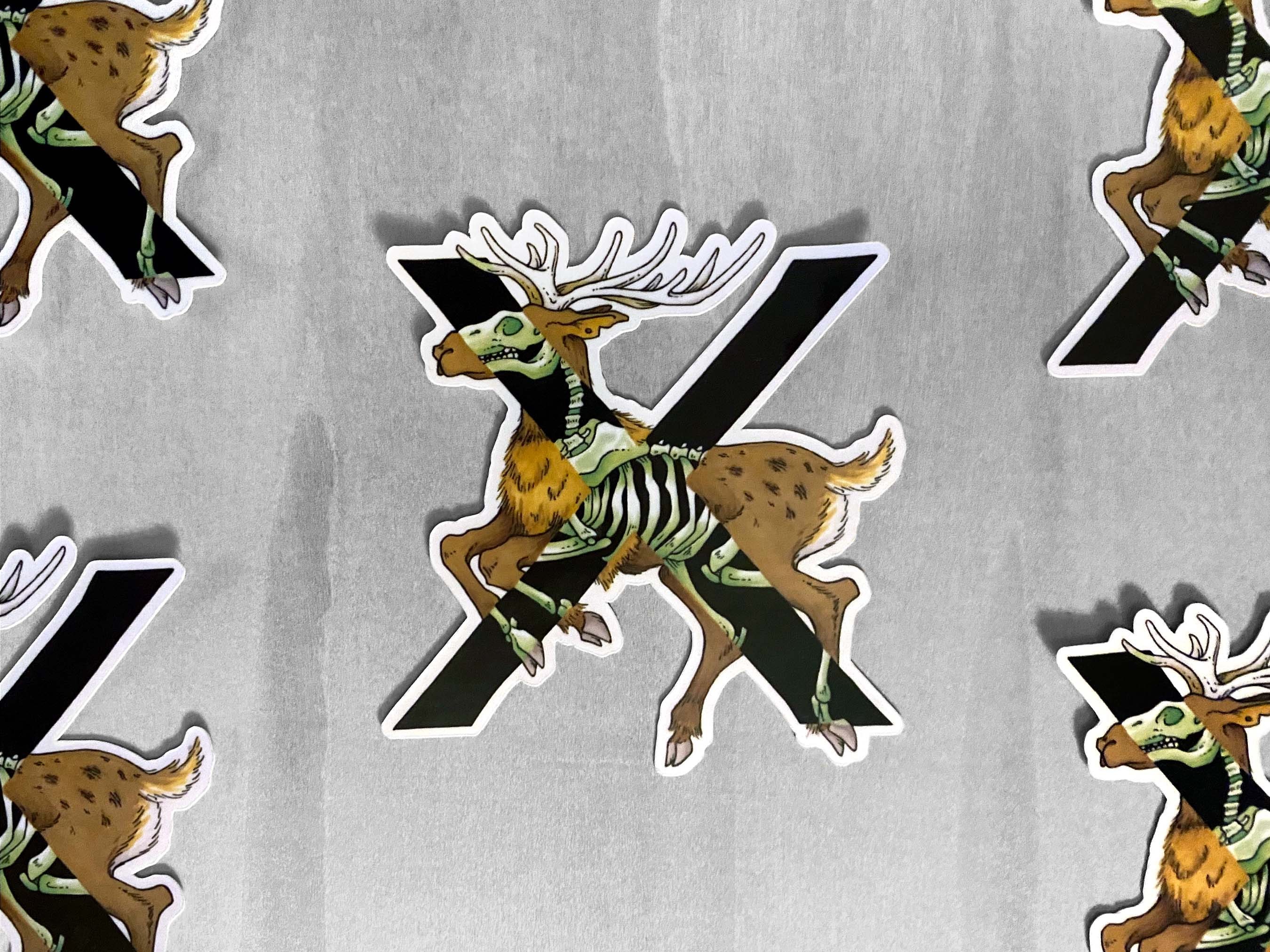 X is for X-ray Sticker | Horror Decals, Laptop Sticker, Waterproof ...