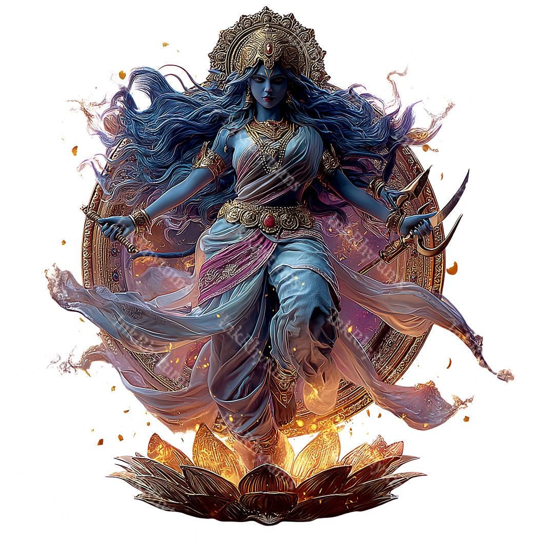 Computer Transparent Kali Goddess Kali Clipart Bundle - 40 PNG Images | Transparent Background - Etsy