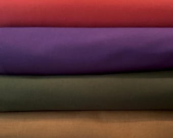 Cotton Fabrics Solid Colors Set 1