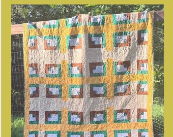 Timber's Cabin Quilt Pattern PDF download