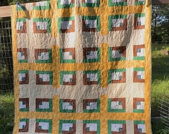 Timber’s Cabin Handmade Quilt-2 colors!