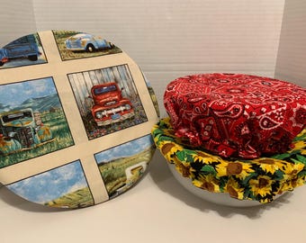 Reusable Cloth Bowl Cover