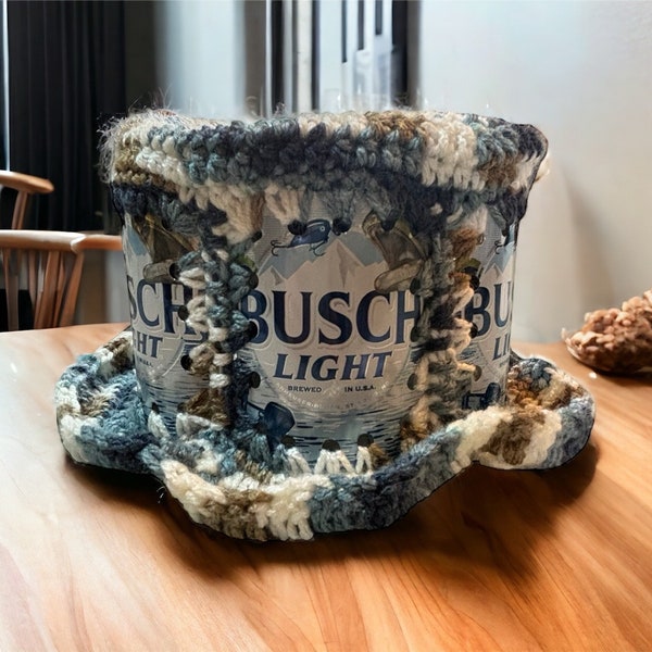 Crochet Beer Can Hat Etsy