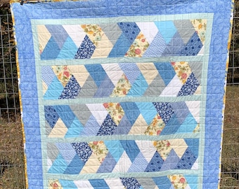 Braids Handmade Quilt Lap Size