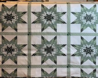 Quilt Top Print Fabric: Cheater Quilt Remnants