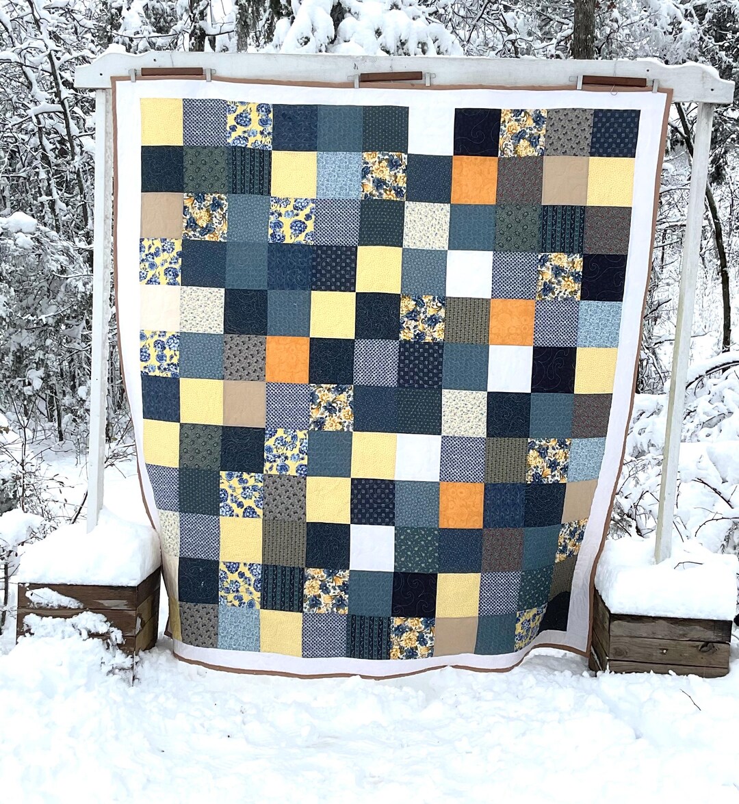 Patchwork Quilt Patterns Pdf Patchwork Squares Quilt Pattern PDF Download - Etsy