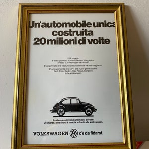 Ilustración publicitaria del Escarabajo 1982