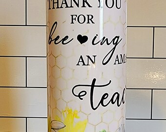 Amazing Teaching Tumbler, Gift For Teachers, Thank You For Beeing An Amazing Teacher Tumbler, Tumbler For Teachers, Teacher Coffee Tumbler