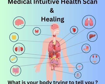 Medical Intuitive Health Scan Psychic Body Scanning and Personalised Health Assessment Distance Mini Reading and High vibrational Healing