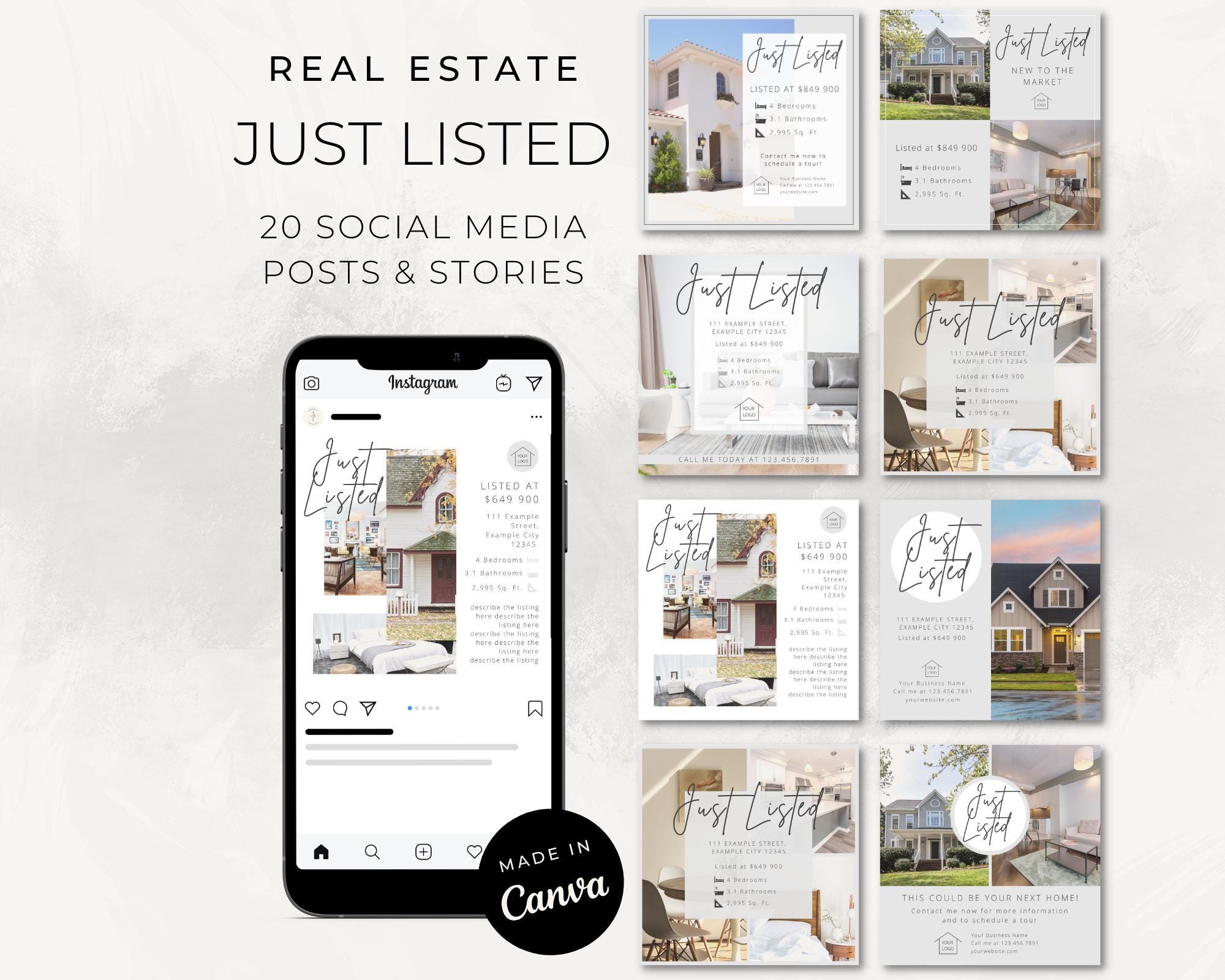 Just Sold Social Media Posts & Stories (instagram, Facebook) for ...