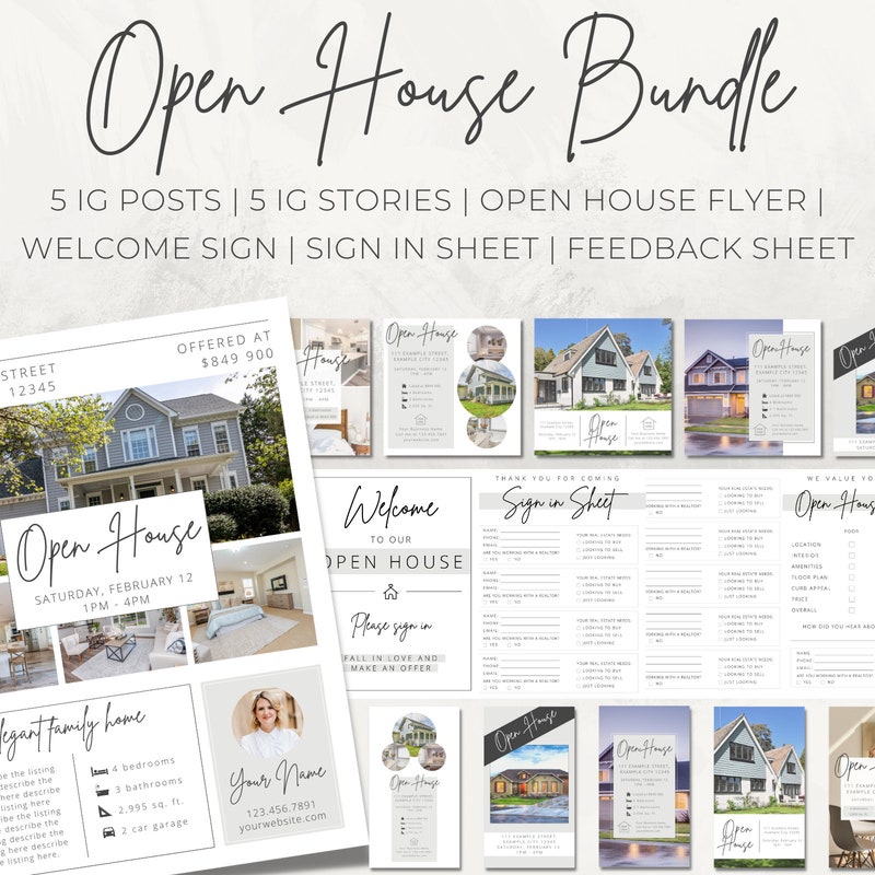 Open House Display Open House Real Estate - Etsy