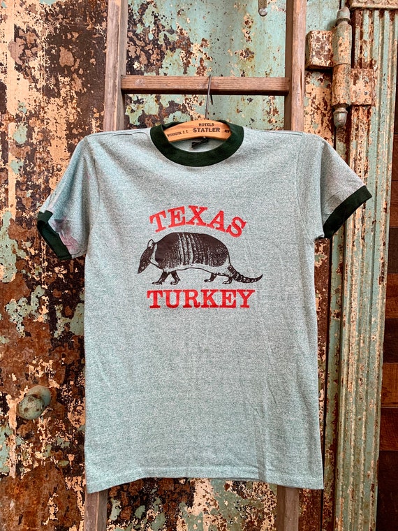 Vintage 1970s 1980s Texas Turkey Souvenir T Shirt 