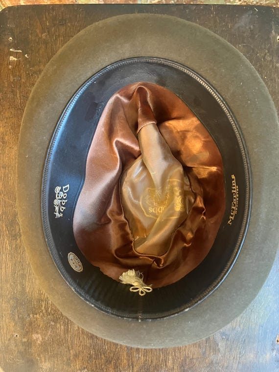 Vintage 1950s 1960s Dobb's Fedora Hat - Gem