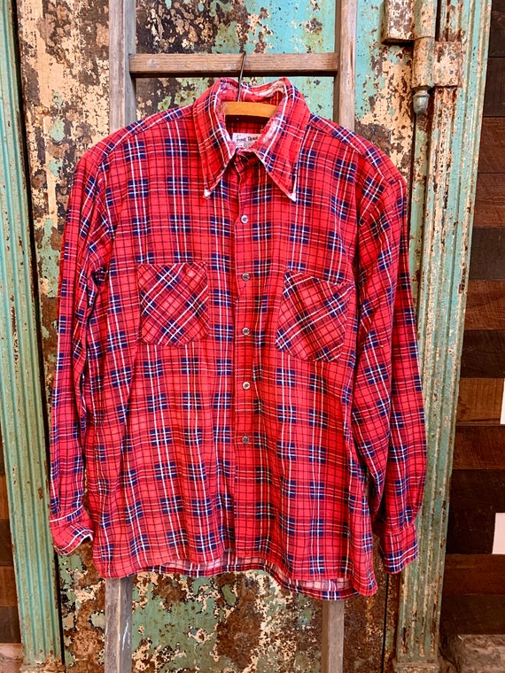 Vintage 1960s cotton flannel - Gem