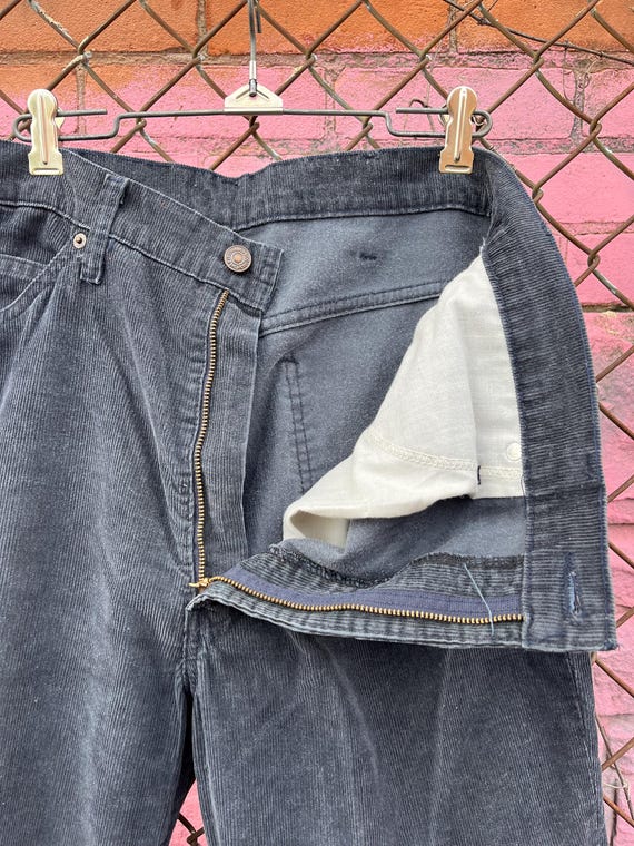 Vintage 1970s 1980s Black Levi’s 517 1517 Corduro… - image 8